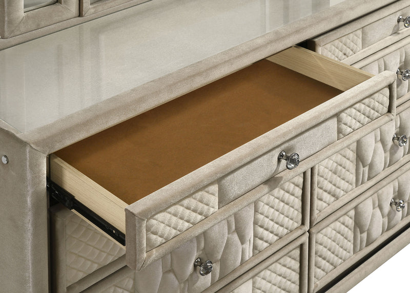 Lorient LED Dresser with LED Mirror