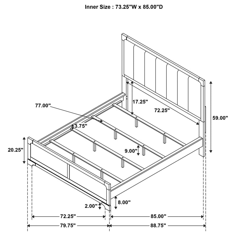 Gran Park Panel Bed