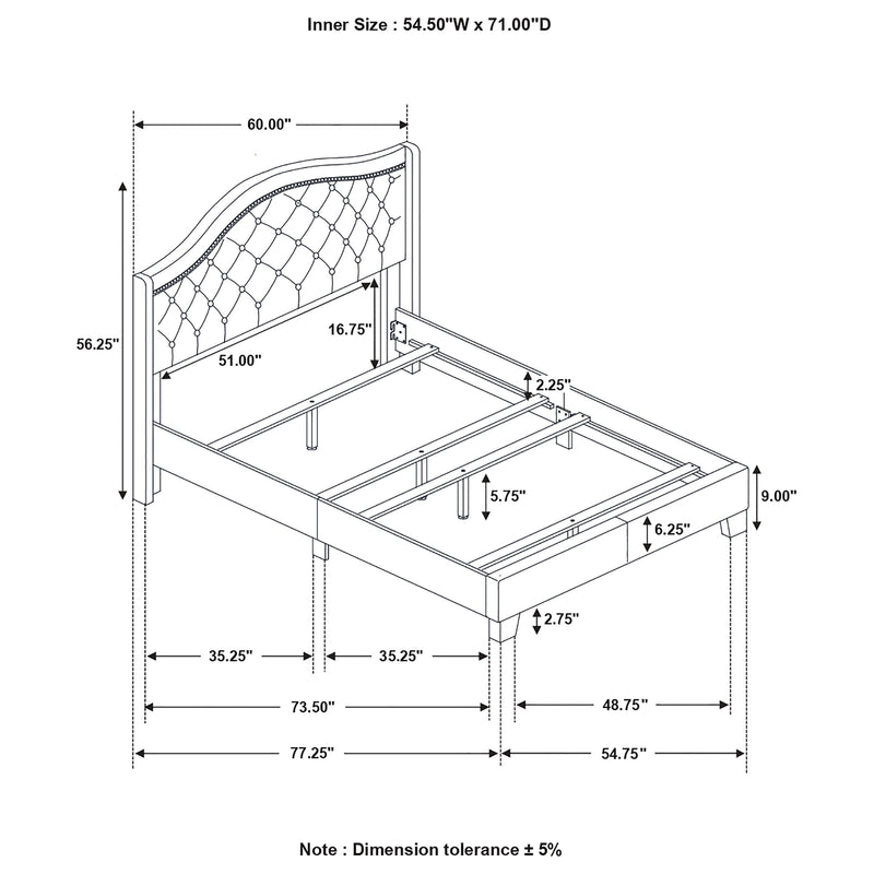 Sonoma Wingback Bed