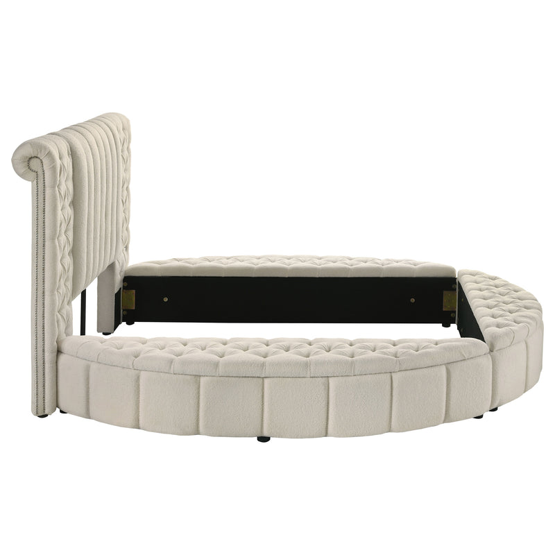 Sonya Panel Floor Storage Bed