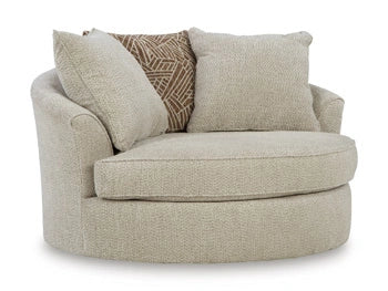 Steelwater Retreat Oversized Swivel Accent Chair