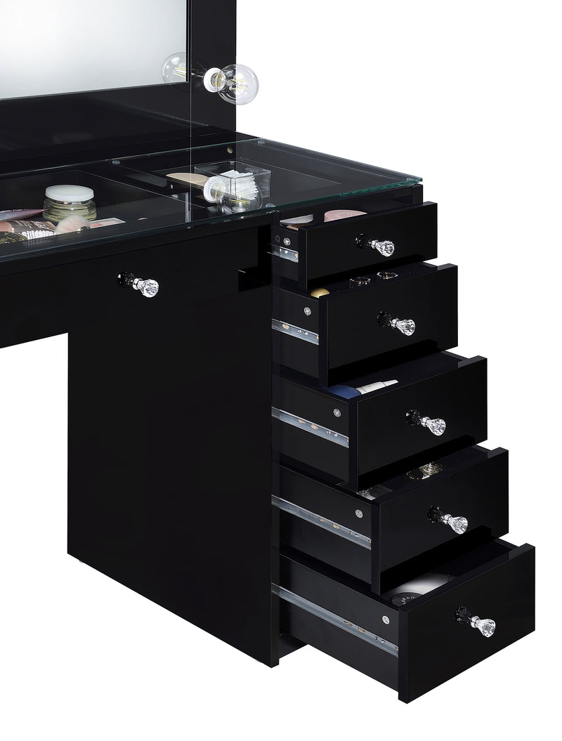 Acena Makeup Vanity Table with LED Mirror