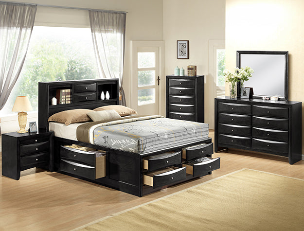EMILY KING CAPTAINS BED HB/FB