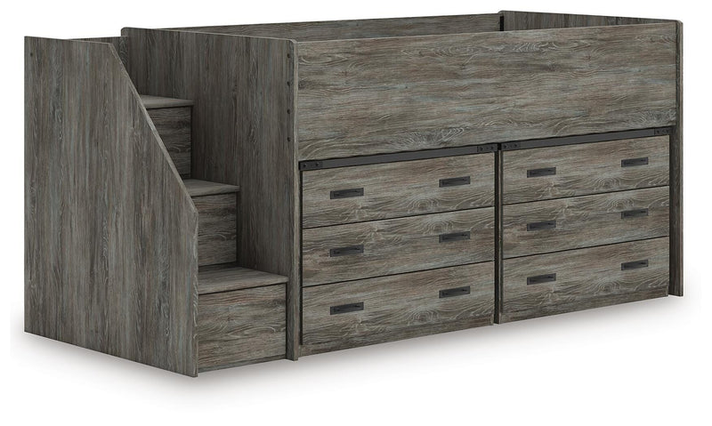 Frandern Loft Bed with Drawer Storage