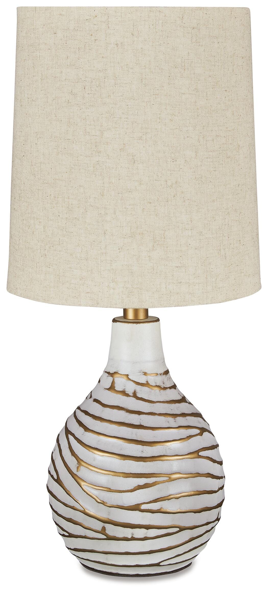 White/Gold Finish