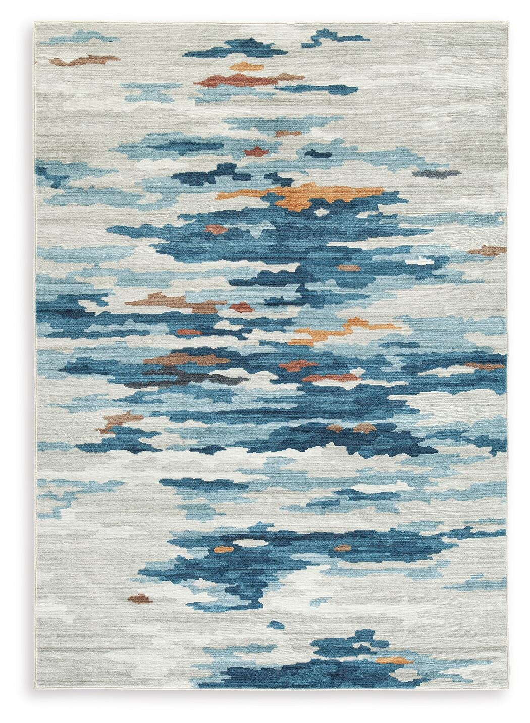 Cream/Blue/Brown
