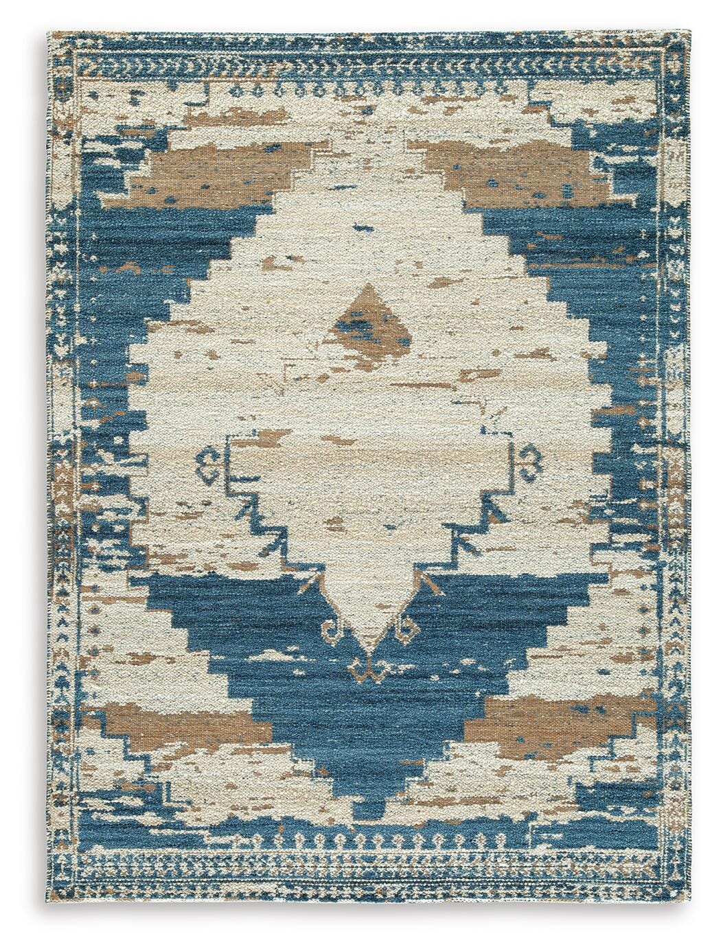 Blue/Brown/Tan