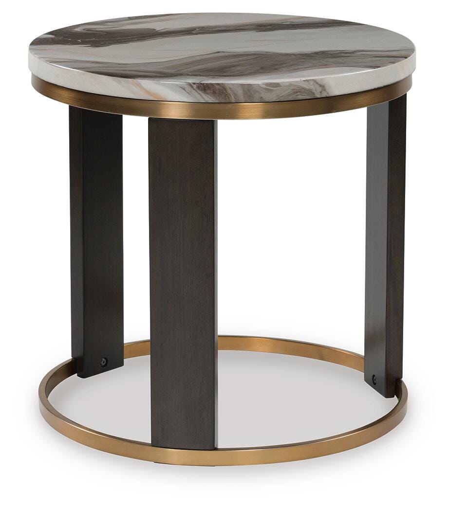 Brown/Brass Finish