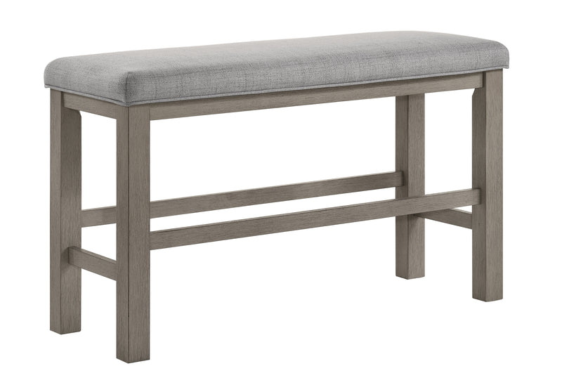 Renwick Counter Height Bench All Grey
